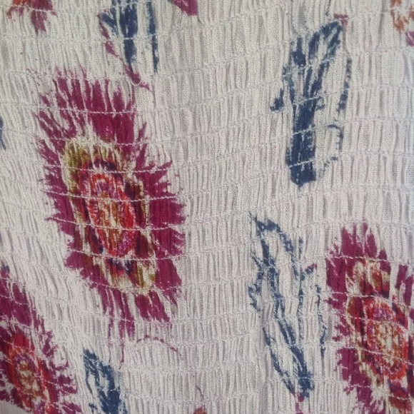 Free People Garden Party Dress Boho Lilac Floral Tiered Maxi - Picture 5 of 12